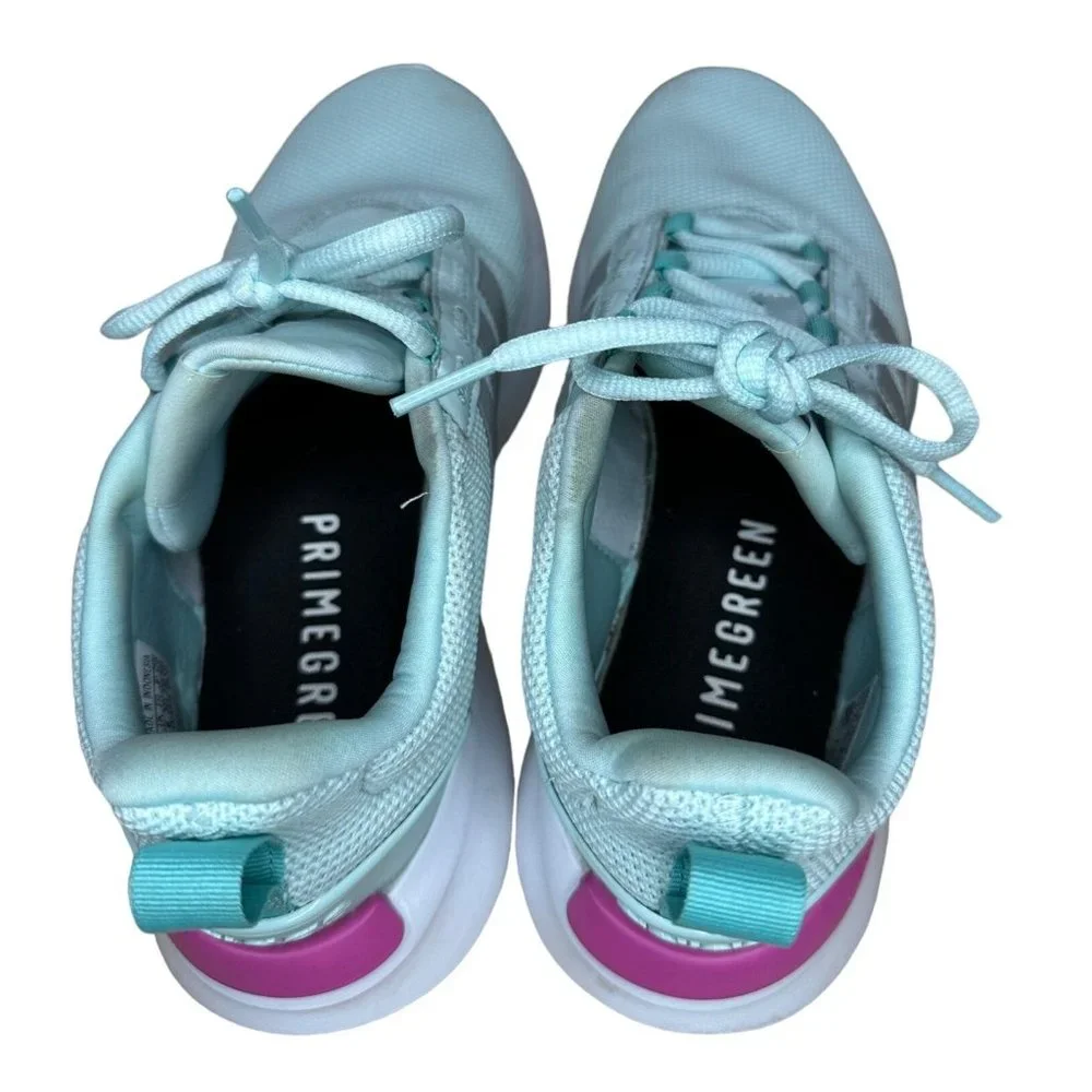 Adidas Women's Lite Racer TR 21 K Mint Green Size 6.5 - Picture 5 of 8